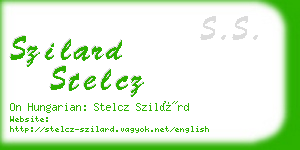 szilard stelcz business card